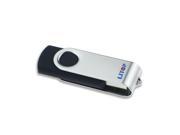 Litop 8GB Black High Quality Swiveling USB Flash Drive USB 2.0 Memory Disk