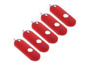 Litop 1GB Pack of 5 Red the High Quality USB 2.0 Flash Drive Memory Disk