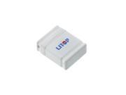 Litop 32GB White Mini USB 2.0 Flash Drive Memory Disk High Quality with 2 Straps
