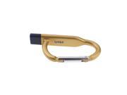 Litop 8 GB Gold Color USB 2.0 Flash Drive for Data Storage and Transfer Carabiner Shape Not for Climbing