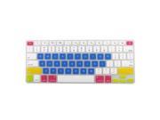 Litop Candy Series Light Blue Silicone Keyboard Cover Keyboard Skin for All 13 15 17 MacBook MacBook Pro Keyboards and Apple Wireless Keyboard