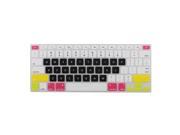 Litop Candy Series Black Silicone Keyboard Cover Keyboard Skin for All 13 15 17 MacBook MacBook Pro Keyboards and Apple Wireless Keyboard