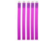 Litop 1GB Pack of 5 Purple USB 2.0 Flash Drive Wrist Band Design with 1 Free Wrist Strap and 1 Free Necklace Strap