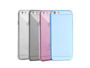 Litop 0.3mm 4.7 inch Ultra thin TPU Bumper Cover Case for Apple iPhone 6 4.7 –inch Clear color Black Hot Pink Blue
