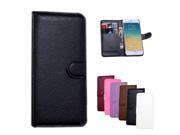 Litop Synthetic Leather Protective Flip Wallet Case Cover for iPhone 6 4.7 Inch with Credit Card Slot Cash Slot and Self stand Design Commercial Style Lichee