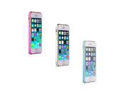 Litop 4.7 inch Aluminum Bumper Frame Cover Case for Apple iPhone 6 4.7 inch Hot Pink Blue Silver Color