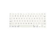 Litop® Thin Silicone Keyboard Cover Keyboard Skin for or All 13 15 17 Apple Macbook Pro White