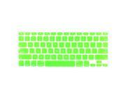 Litop® Thin Silicone Keyboard Cover Keyboard Skin for or All 13 15 17 Apple Macbook Pro Green