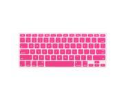 Litop® Thin Silicone Keyboard Cover Keyboard Skin for or All 13 15 17 Apple Macbook Pro Hot Pink