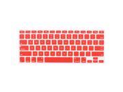Litop® Thin Silicone Keyboard Cover Keyboard Skin for or All 13 15 17 Apple Macbook Pro Red