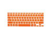 Litop® Thin Silicone Keyboard Cover Keyboard Skin for or All 13 15 17 Apple Macbook Pro Orange