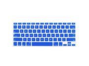 Litop® Thin Silicone Keyboard Cover Keyboard Skin for or All 13 15 17 Apple Macbook Pro Blue