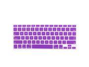 Litop® Thin Silicone Keyboard Cover Keyboard Skin for or All 13 15 17 Apple Macbook Pro Purple
