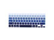 Litop® Blue Gradient Thin Silicone Keyboard Cover Keyboard Skin for or All 13 15 17 Apple Macbook Pro Blue Gradient