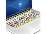 Litop® 7 Colour Wavy Series Silicone Keyboard Cover Keyboard Skin for All MacBook Air 13 MacBook Pro with Retina Display 13 15 17 Macbook 13 Unibody and Ap