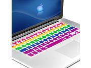Litop® Rainbow Gradient Series Silicone Keyboard Cover Keyboard Skin for All MacBook Air 13 MacBook Pro with Retina Display 13 15 17 Macbook 13 Unibody and
