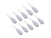 Litop 64GB 10Pcs White Water Droplets Shape USB 2.0 Memory Disk U Disk USB Flash Drive for High Quality Transfer Data