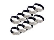 Litop 64GB Leather Wrist Band Shape USB 2.0 Memory Disk U Disk USB Flash Drive for High Quality Transfer Data 10 PCS Silver with Black 64GB