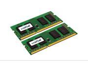 Crucial 16GB 2 x 8GB 204 Pin DDR3 SO DIMM DDR3 1333 PC3 10600 Memory for Apple Model CT2C8G3S1339M