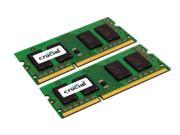 Crucial 4GB 2 x 2GB 204 Pin DDR3 SO DIMM DDR3 1333 PC3 10600 Memory for Apple Model CT2C2G3S1339M