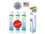 3 Pack GE GTS18KHP Compatible Refrigerator Water and Ice Filter by Zuma Filters