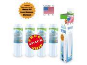 4 Pack Maytag 101641 0610 Compatible Refrigerator Water and Ice Filter by Zuma Filters OPFM2