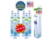 6 Pack Whirlpool WF NL120V Compatible Refrigerator Water and Ice Filter by Zuma Filters