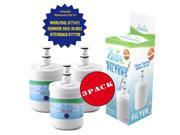 3 Pack For Whirlpool 09002P Compatible Parts For Refrigerator Water and Ice Filter by Zuma Filters