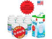 8 Pack Seears 469014 Compatible Refrigerator Water and Ice Filter