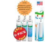 6 Pack Kitcheenaid 8212491 Compatible Refrigerator Water and Ice Filter