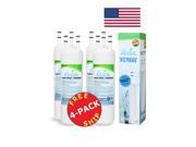 4 Pack Frigidaire 242086201 Compatible Refrigerator Water and Ice Filter OPFE2 RF300