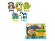 Zoo Lacing Cards Lacing Toy by Stephen Joseph 106734