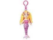 Marinna Mermaid Clip On 6 Stuffed Animal by Aurora Plush 33062