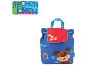 Dog Quilted Backpack School Supplies by Stephen Joseph 100117B