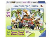 4 Wheeling Floor Puzzle 24 pcs. Floor Puzzles by Ravensburger 05401