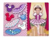 Ballerina Dress Up Chunky Puzzle Wooden Puzzle by Melissa Doug 9022