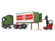 Scania R Series Cargo Truck with Forklift Vehicle Toy by Bruder Trucks 03580