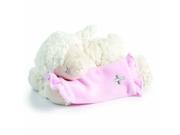 Pink Now I Lay Me Down Lamb with Blanket Stuffed Animal by Nat Jules P00330