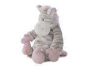 Carissa Zebra Pink Grey 15 Baby Stuffed Animal by Nat and Jules 5004700042