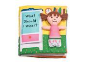 K s Kids What Should I Wear? Soft Activity Book Toy Melissa Doug 9204