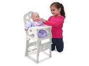Wooden High Chair Doll Furniture by Melissa Doug 9382
