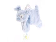 Blue Dog Pacifier Holder Blanket Baby Stuffed Animal by Nat Jules 5004700098