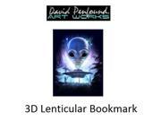 Alien Landing 3D Bookmark Book Mark by Impact Designs 47089 3DB