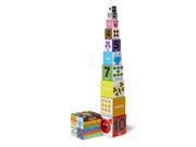Numbers Shapes Nesting Block Building Toy by Melissa Doug 9042