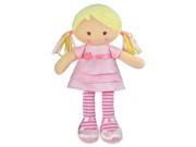 Maddie Blonde Doll 12 inch Baby Stuffed Animal by Kids Preferred 90397