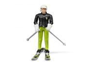Skier Man with Accessories Vehicle Toy by Bruder Trucks 60040