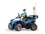 Police Quad with Policewoman Vehicle Toy by Bruder Trucks 63010