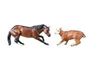 Cutting Horse Calf Set Classics Collectible Horses by Breyer 61091