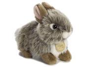 Baby Bunny Grey 7 inch Miyoni Stuffed Animal by Aurora Plush 26257