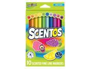 Scentos Fine Markers 10 Pack Art Supplies by Schylling 40720